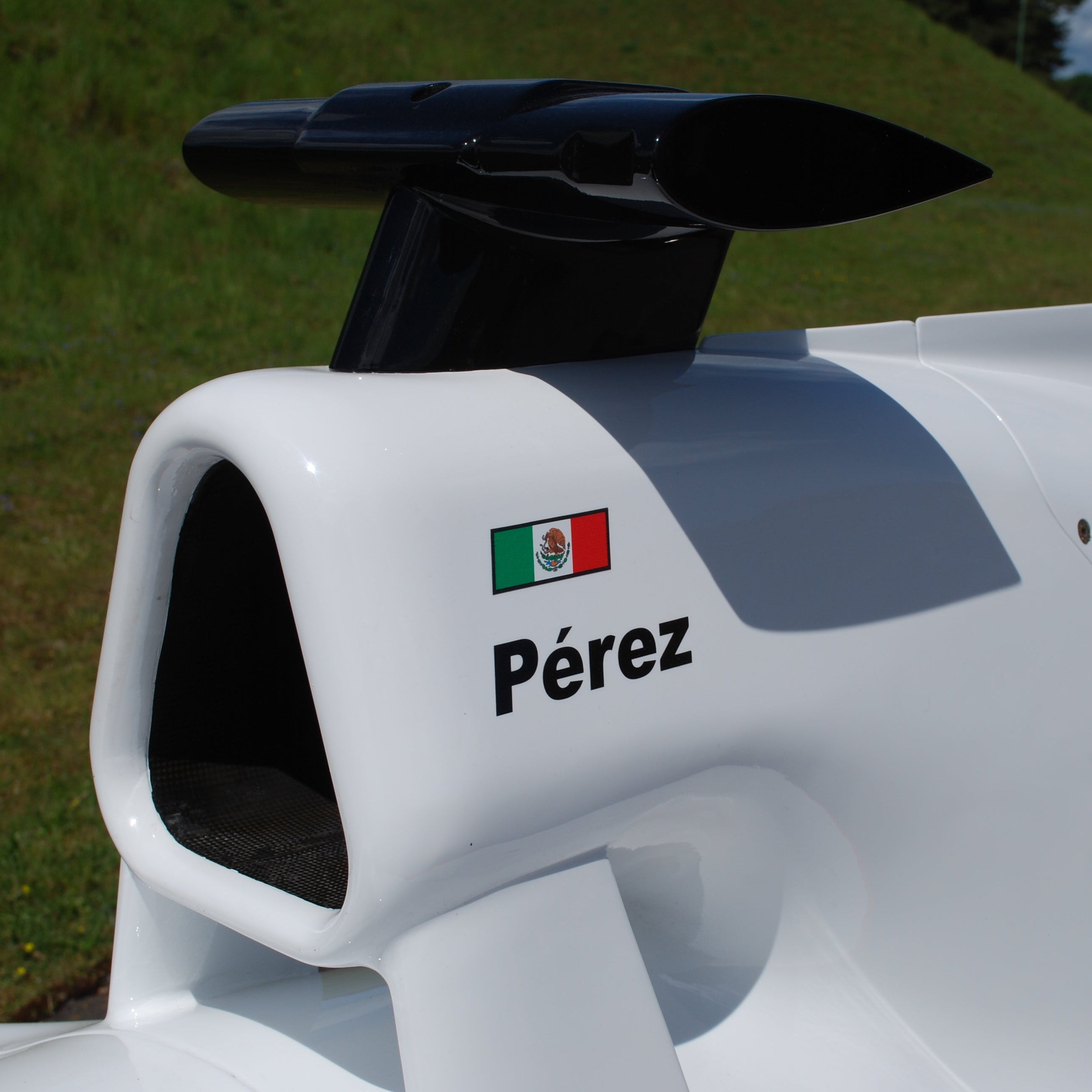 Air intake from the 2011 C30 Sauber Ferrari - Sergio ‘Checo’ Pérez's FIRST Formula One Car.