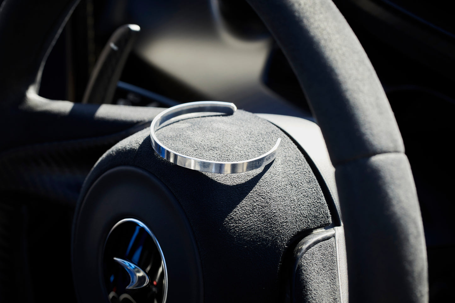 Ress Original Drivers Cuff made entirely from the 2016 Mercedes W07 Formula One Car