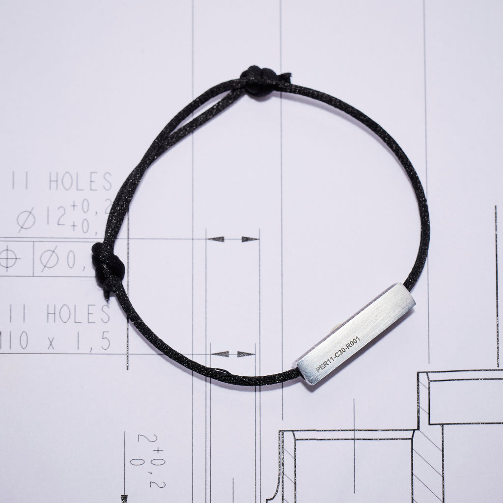 Mexico's No.1 Woven Silk Bracelet - Black