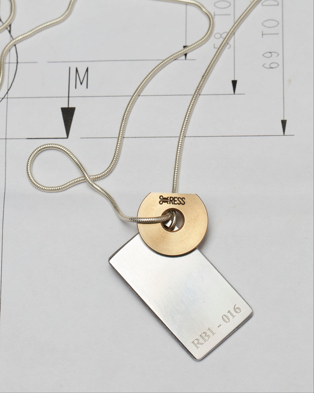 2005 V10 Engine - Driver’s Tag Necklace