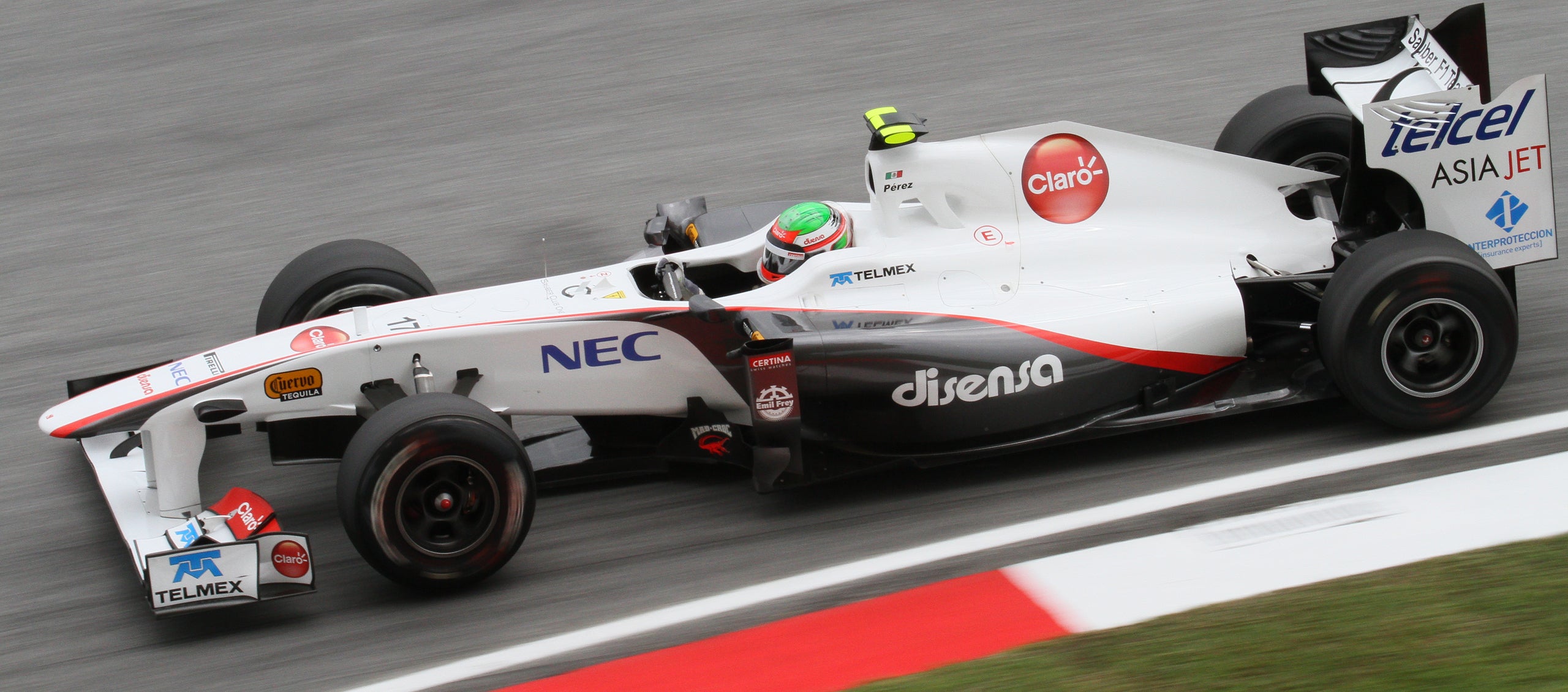 2011 C30 Sauber Ferrari - Sergio ‘Checo’ Pérez's FIRST Formula One Car.