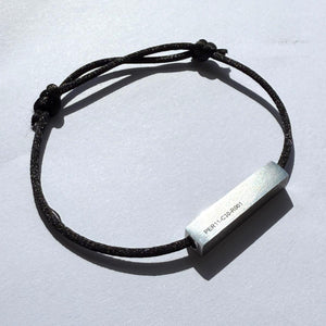 Mexico's No.1 Woven Silk Bracelet - Black